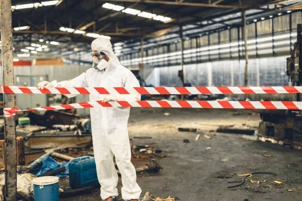 Professional Biohazard technician working in Westfield, PA